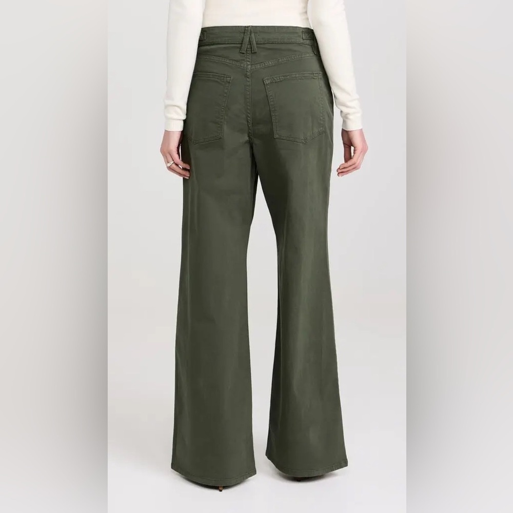 Good American Olive Green Wide-Leg Jeans - Picture 2 of 8